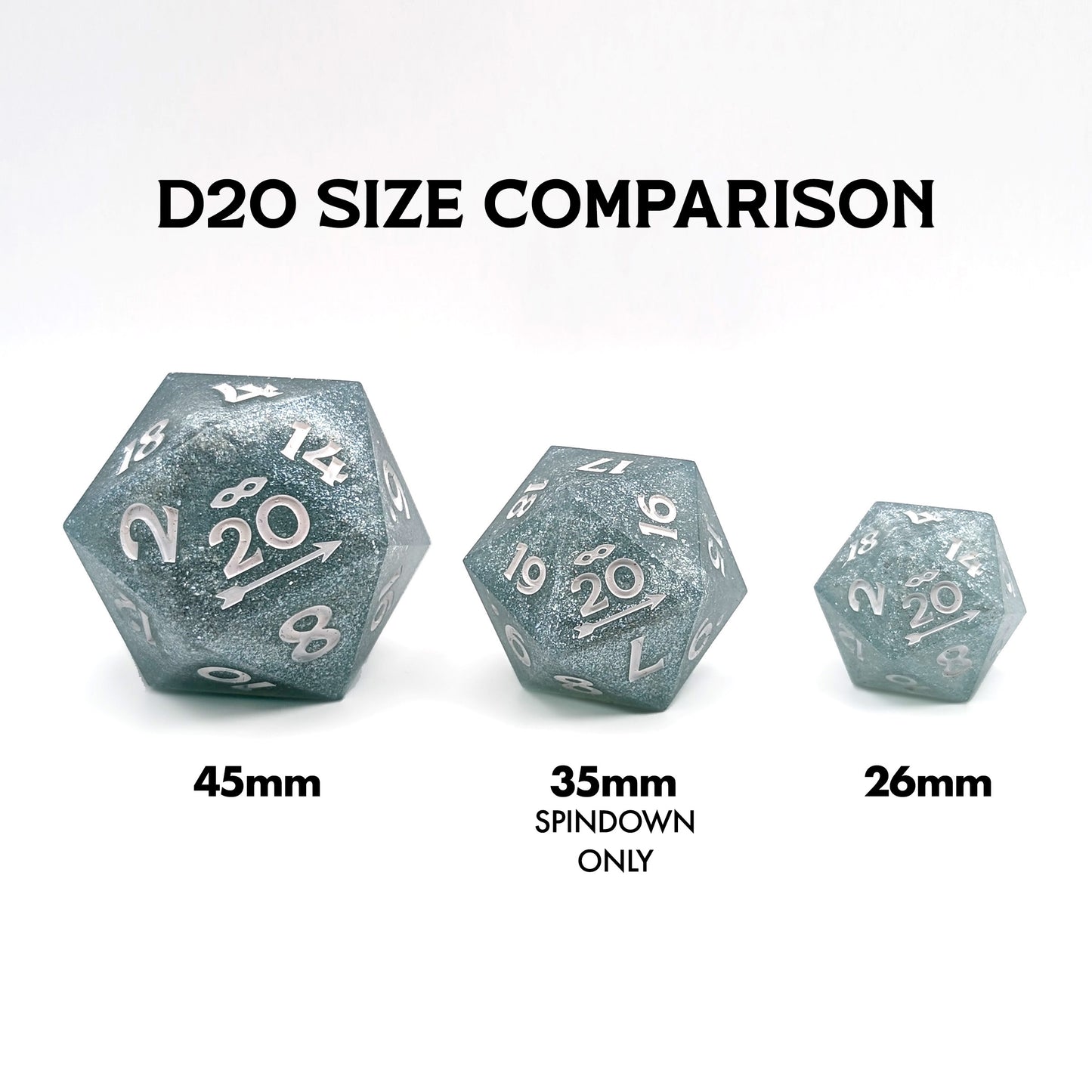 Electric Wasabi Glow Polyhedral Dice
