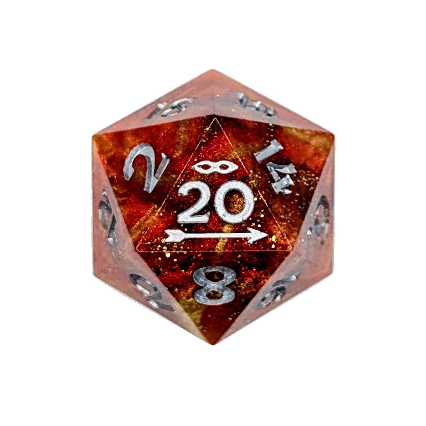 Hellish Rebuke Polyhedral Dice Set