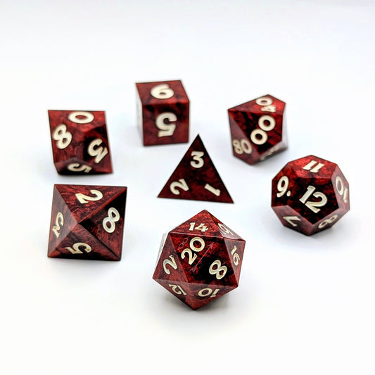 Poisoned Apple Polyhedral Dice