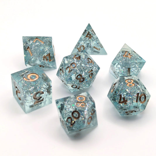 Winter Gala Polyhedral Dice
