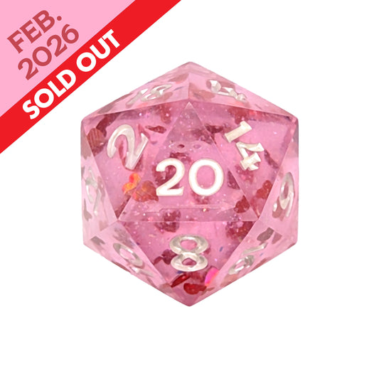Lovestruck Polyhedral Dice
