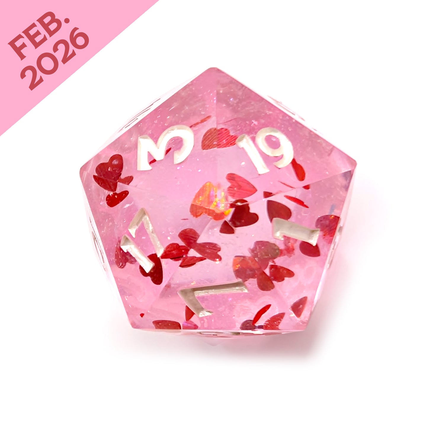 Lovestruck Polyhedral Dice