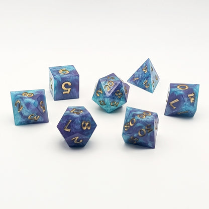 Purple Dragon's Hoard Polyhedral Dice