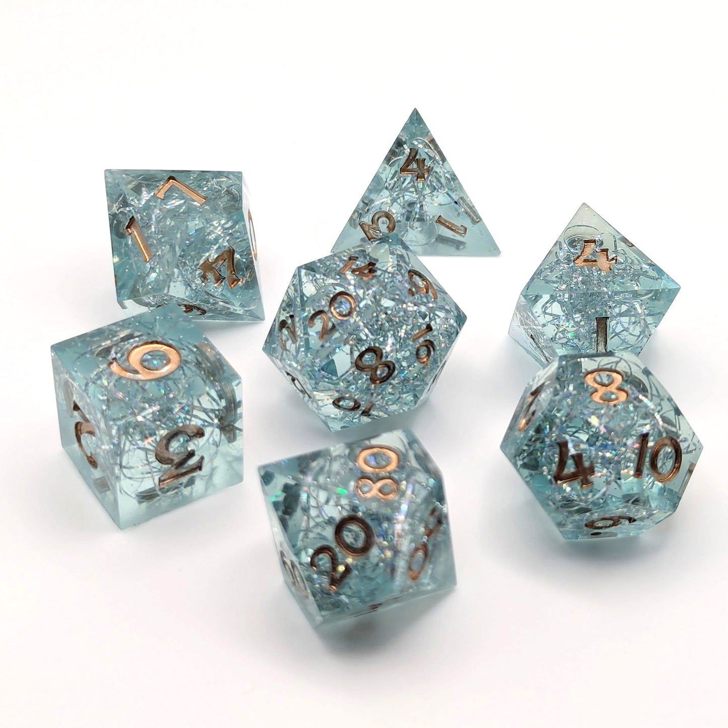 Winter Gala Polyhedral Dice