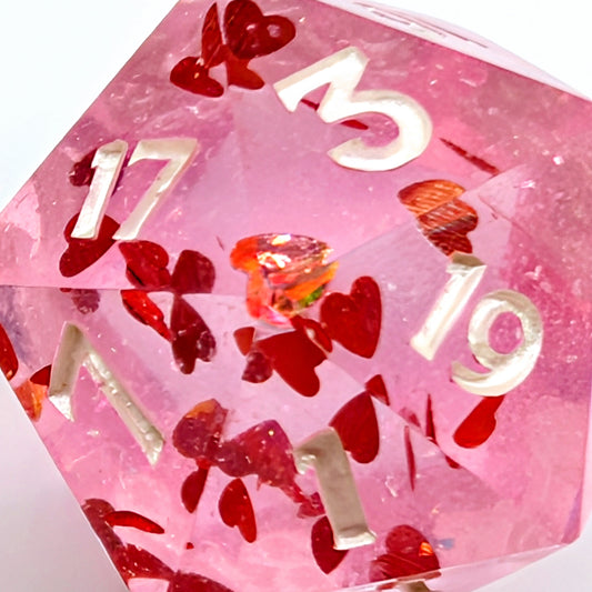 Lovestruck Polyhedral Dice