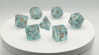 Winter Gala Polyhedral Dice