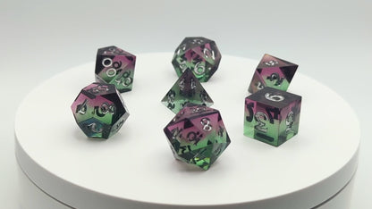 Dark Alexandrite Polyhedral Dice